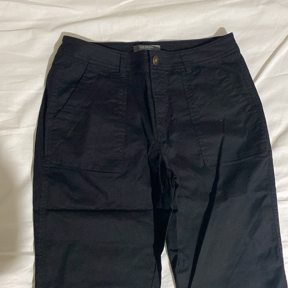 Lisa Rinna Capri Cropped Twill Cargo Jogger Pants - Picture 5 of 9